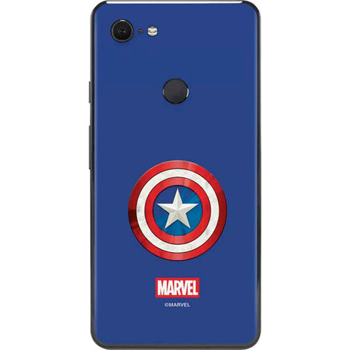Marvel Captain America Shield Google Pixel 3 XL Skin
